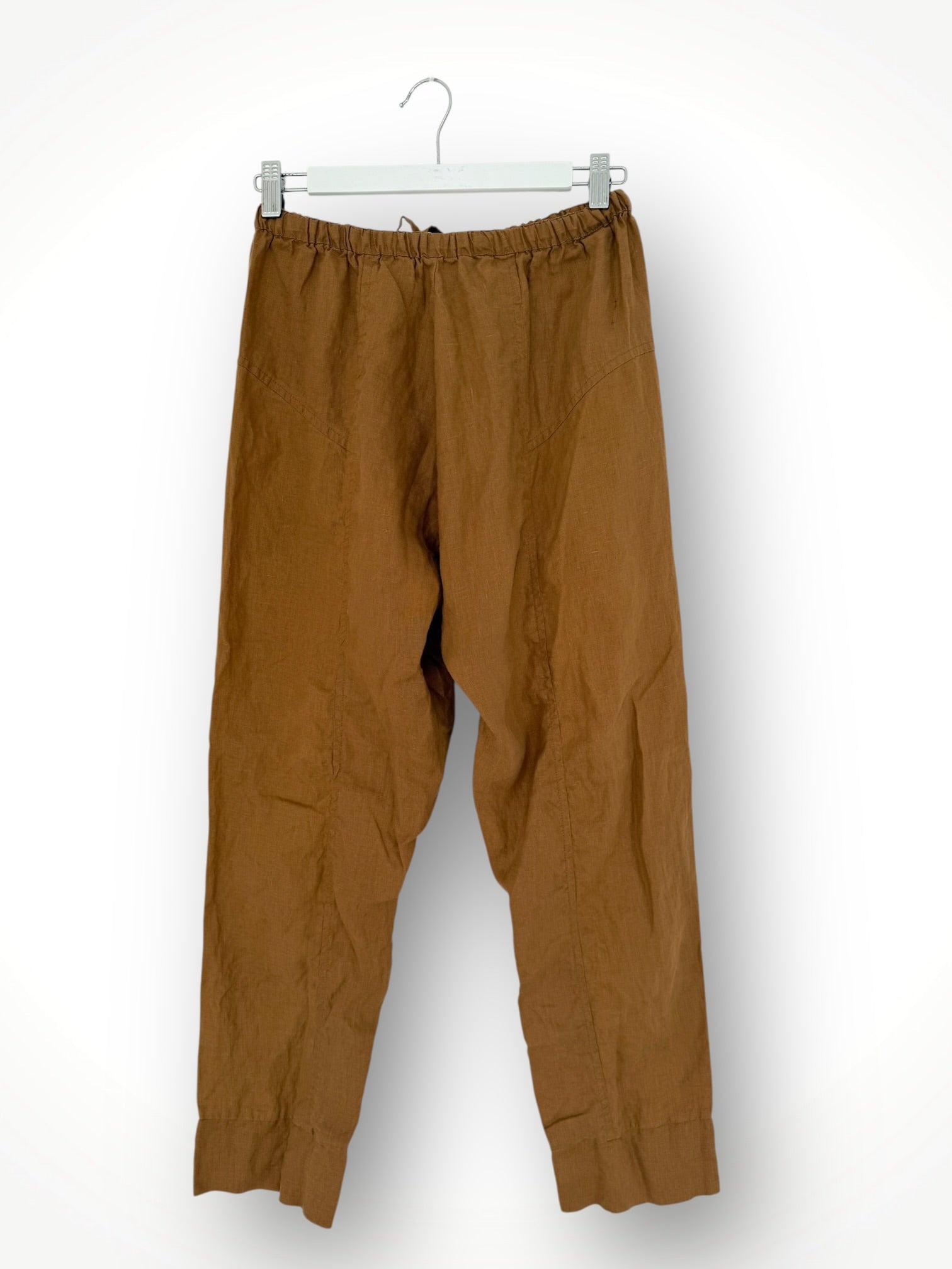 darcy pants - caramel linen Apparel