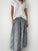 lulu skirt - slate grey daisy linen Apparel