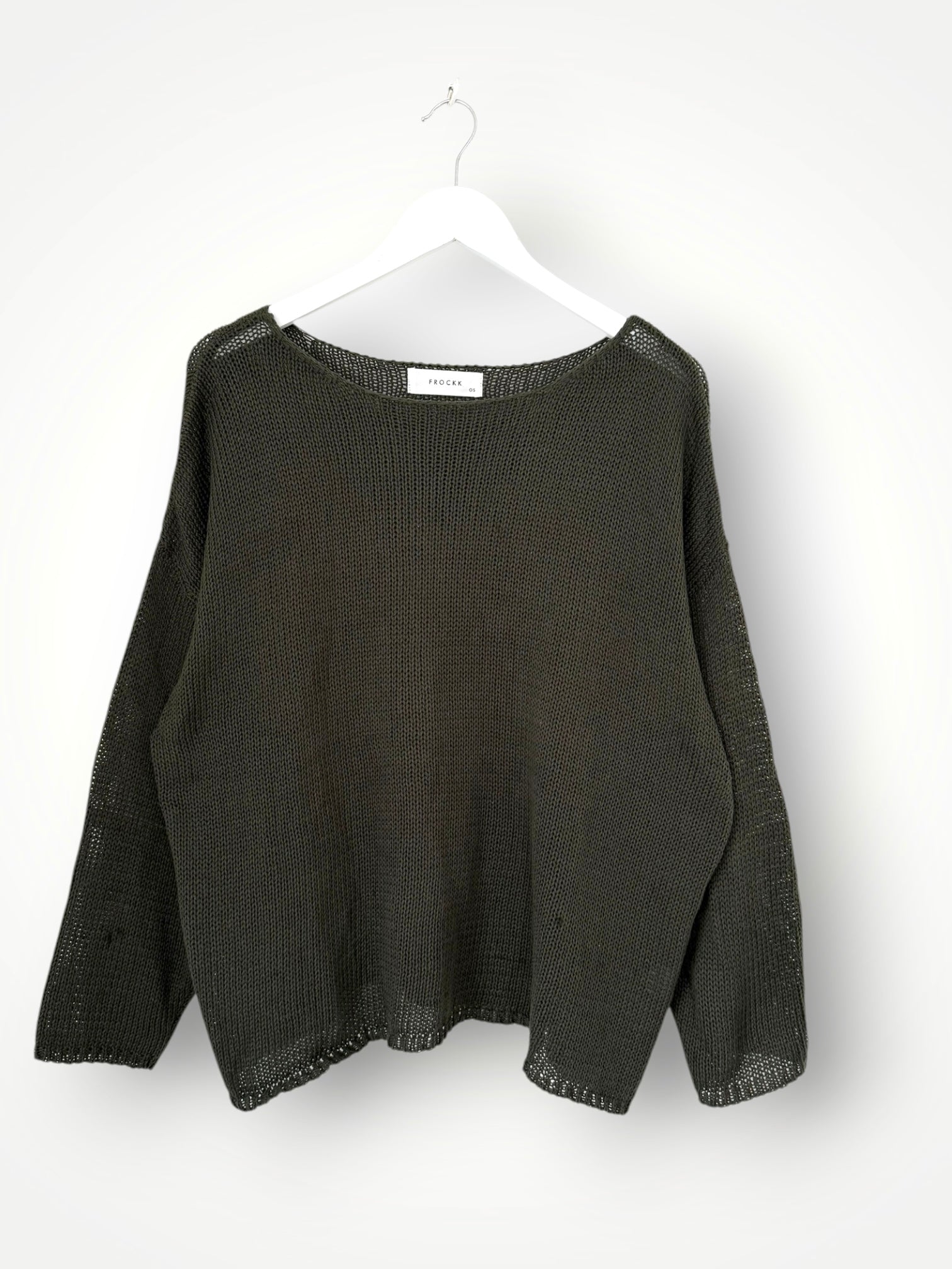 ashton knit - army cotton Apparel