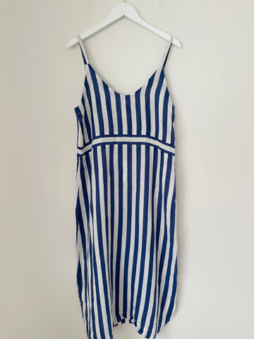mabel dress-blue dusk stripe