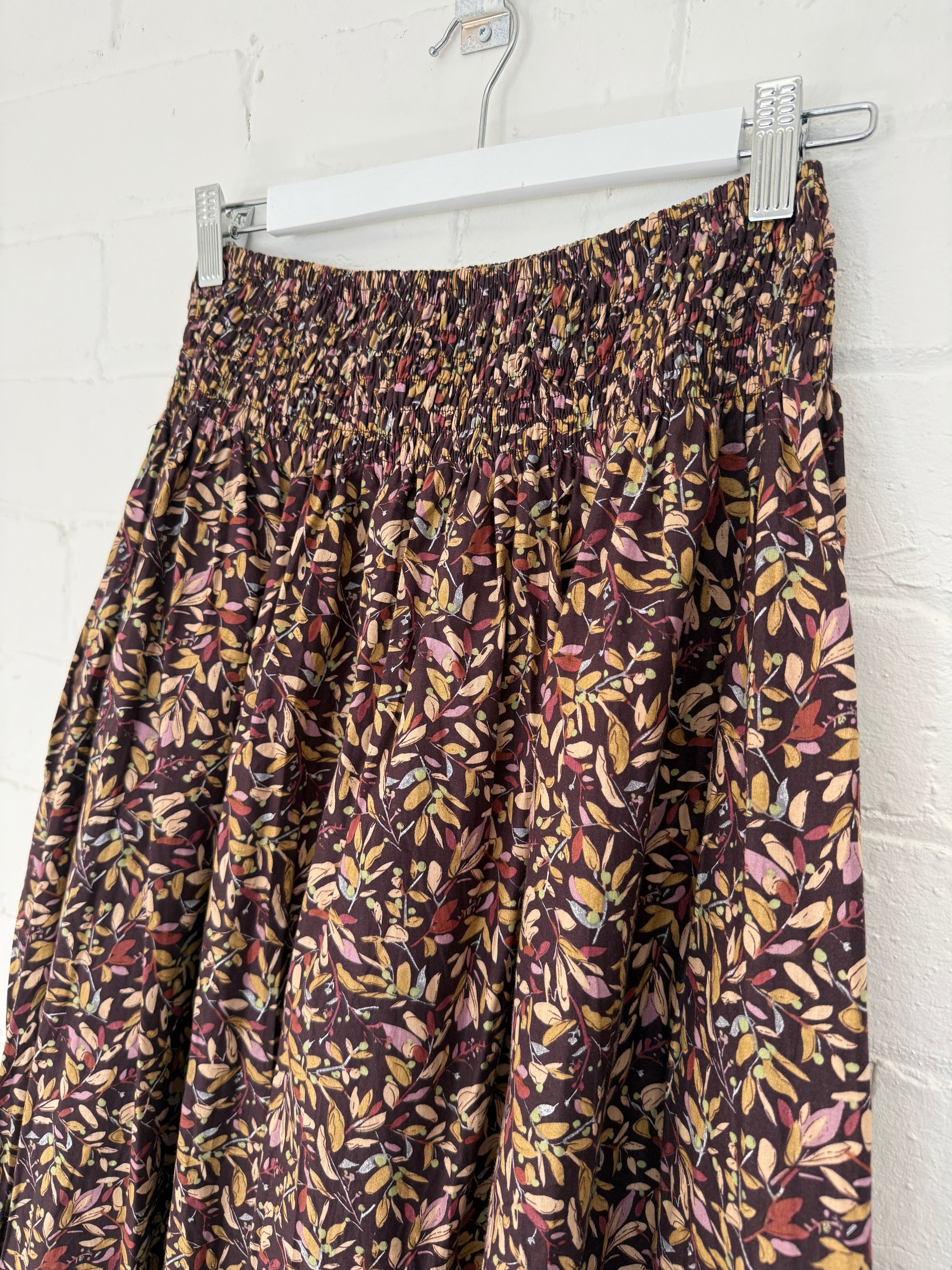lulu skirt - autumn leaves cotton Apparel