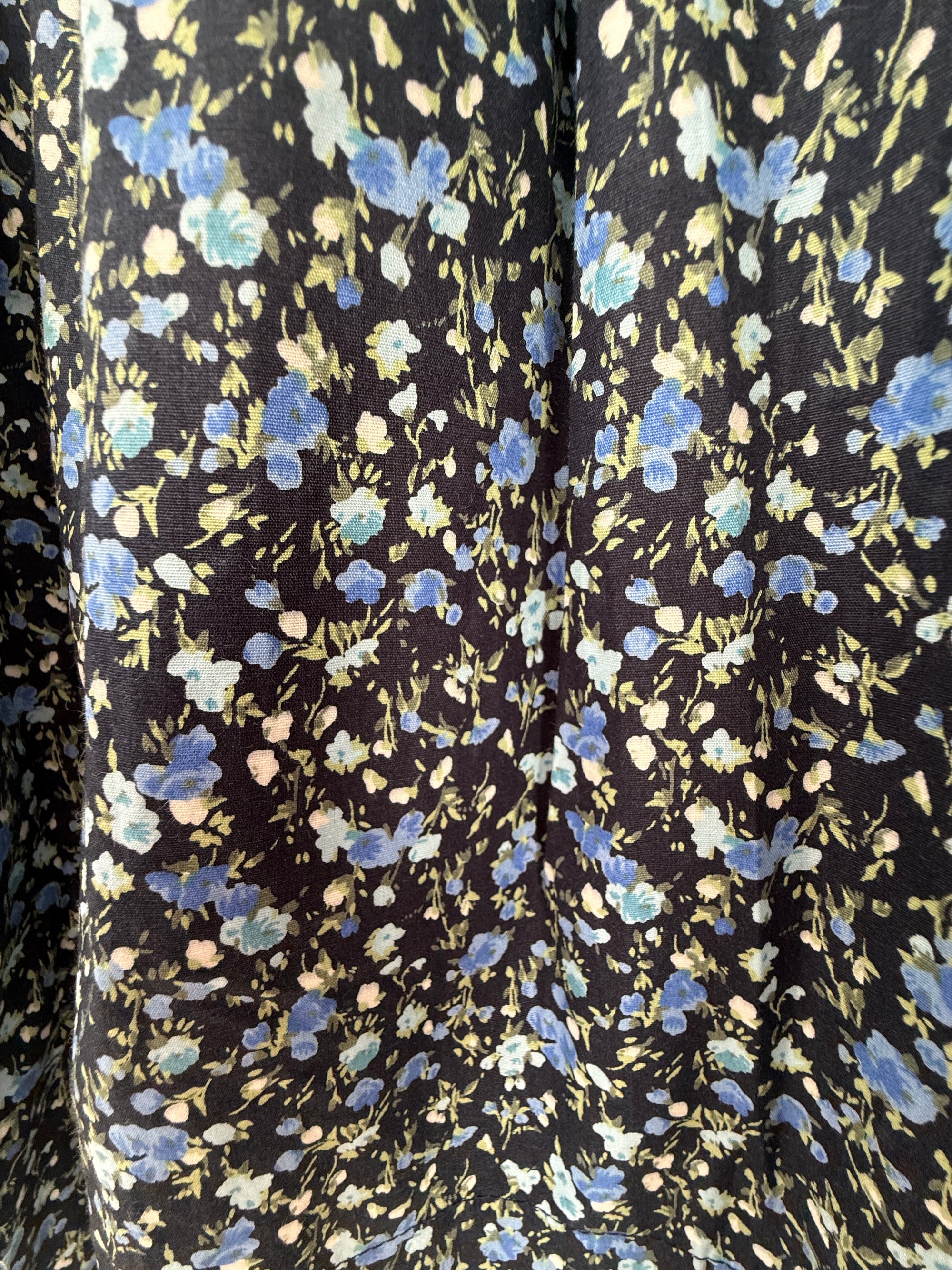 zoe skirt - ditzy blues cotton Apparel