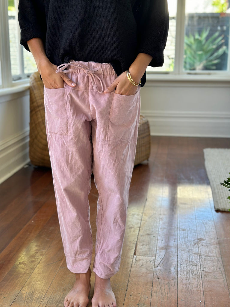 darcy pants-dusty pink  cord Apparel  