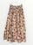 lulu skirt - peach flower cotton Apparel