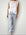 fleur straight leg pants - dark grey stripe linen Apparel