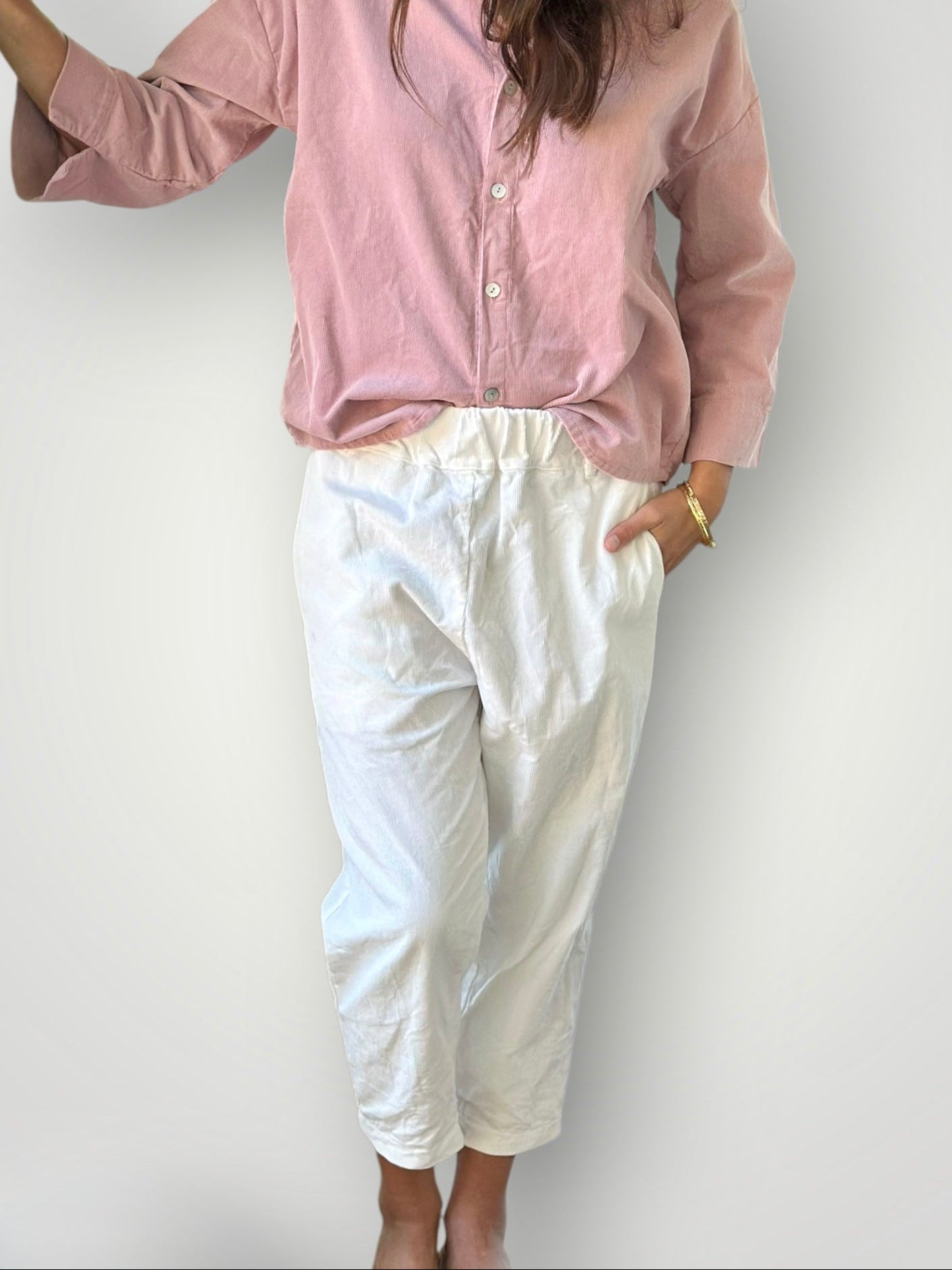 dana pants - chalk cord Apparel
