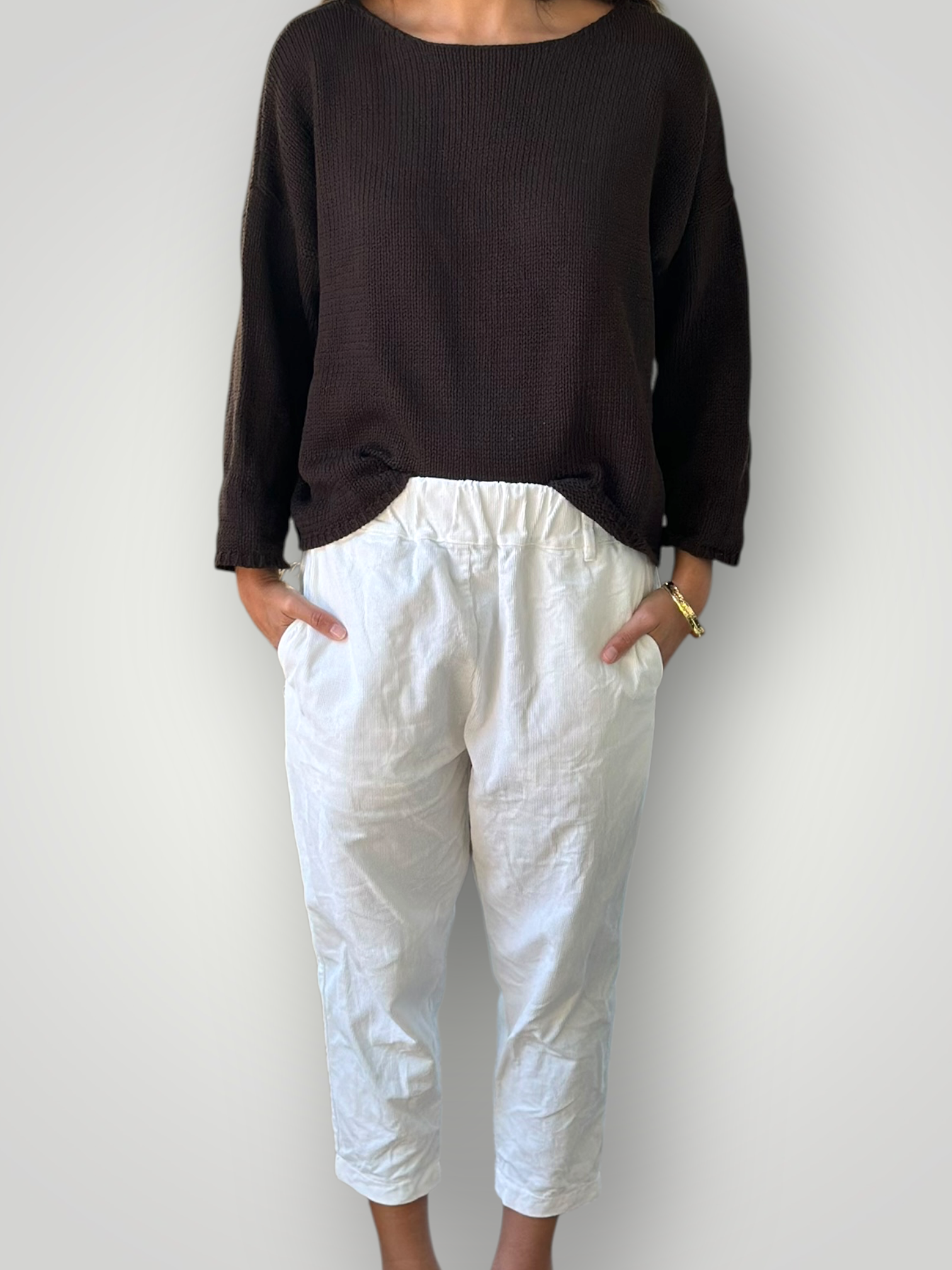 dana pants - chalk cord