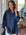 megan shirt - navy linen Apparel  