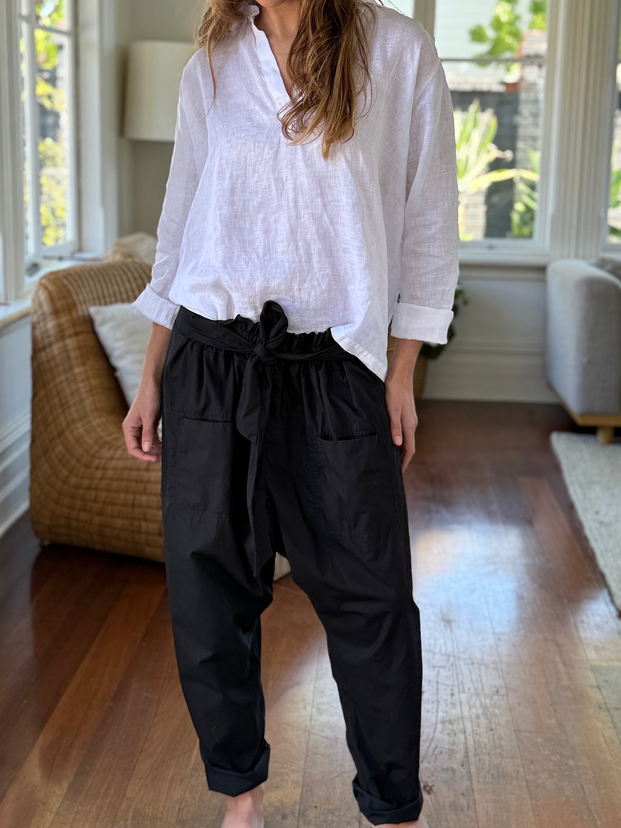 ruby pants - black cotton Apparel