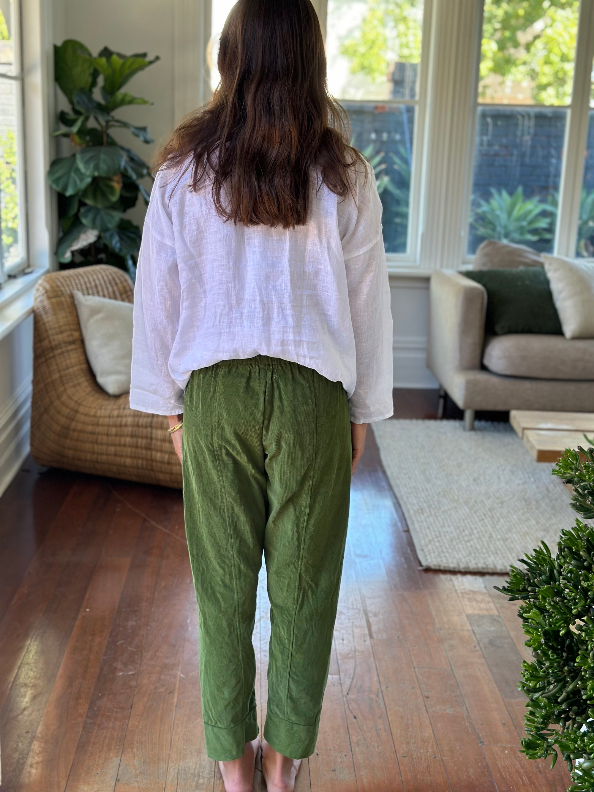 darcy pant-fern cord Apparel  
