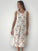 becky dress - magnolia flower linen Apparel