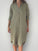 elena shirtdress - sage linen Apparel