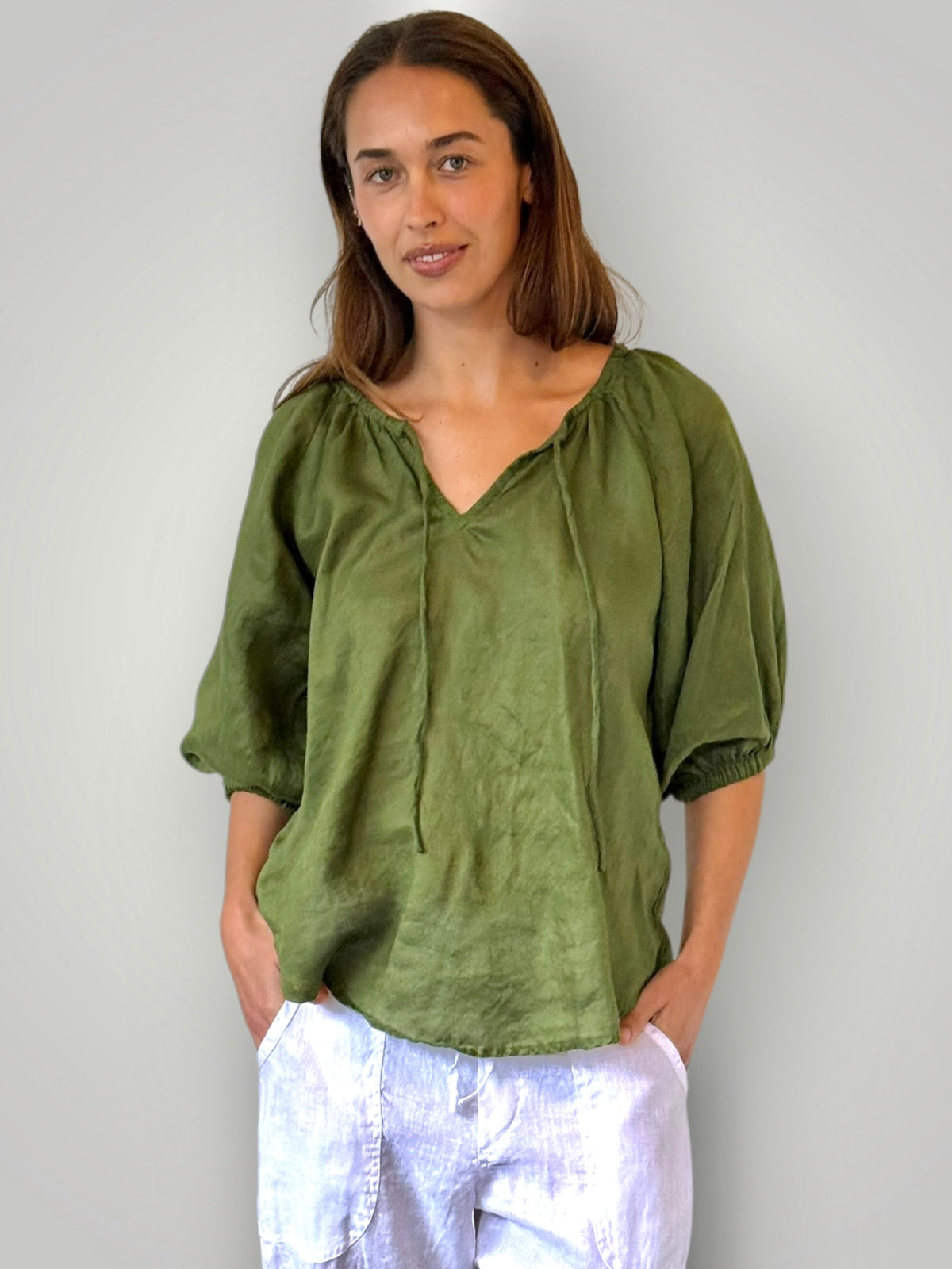 alicia top-moss linen