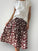 lola skirt - merlot rose cotton Apparel