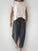 frankie barrel leg pant -charcoal linen Apparel