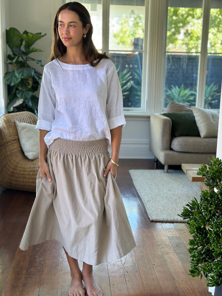 lola skirt - buckwheat cord Apparel  