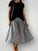 lola skirt -black /white gingham cotton Apparel