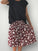 zoe skirt - merlot rose cotton Apparel