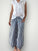 jackie pant - blue dusk stripe linen Apparel
