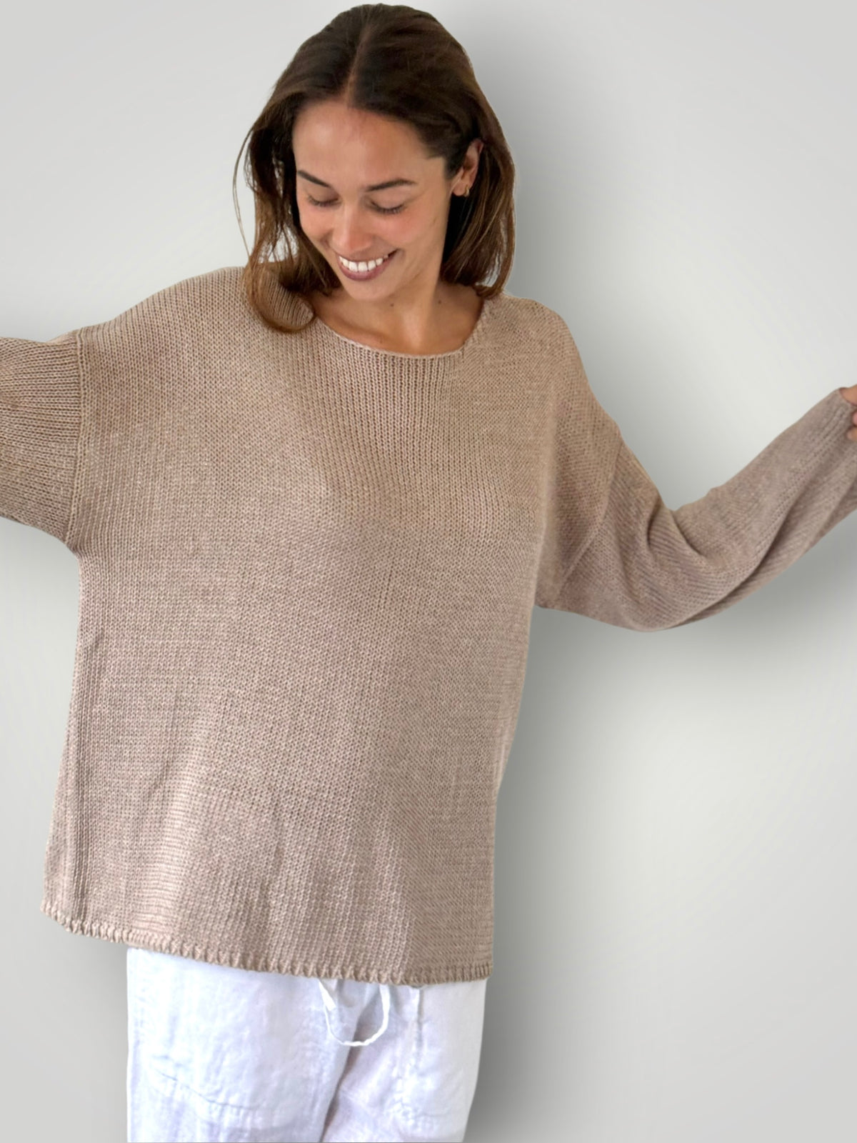 ashton knit - natural cotton Apparel