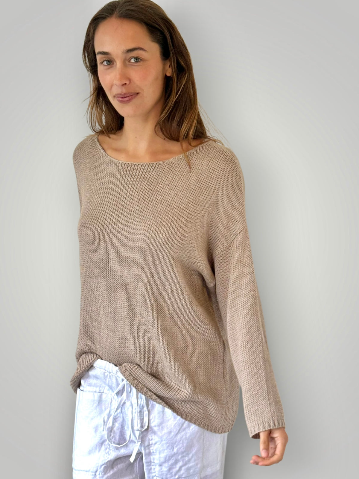 ashton knit - natural cotton Apparel