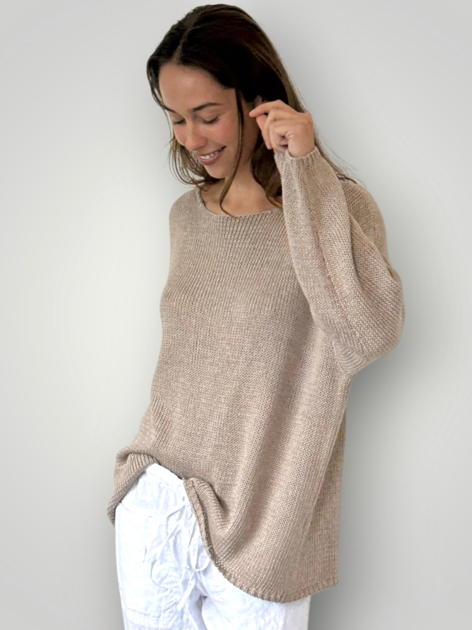 ashton knit - natural cotton Apparel