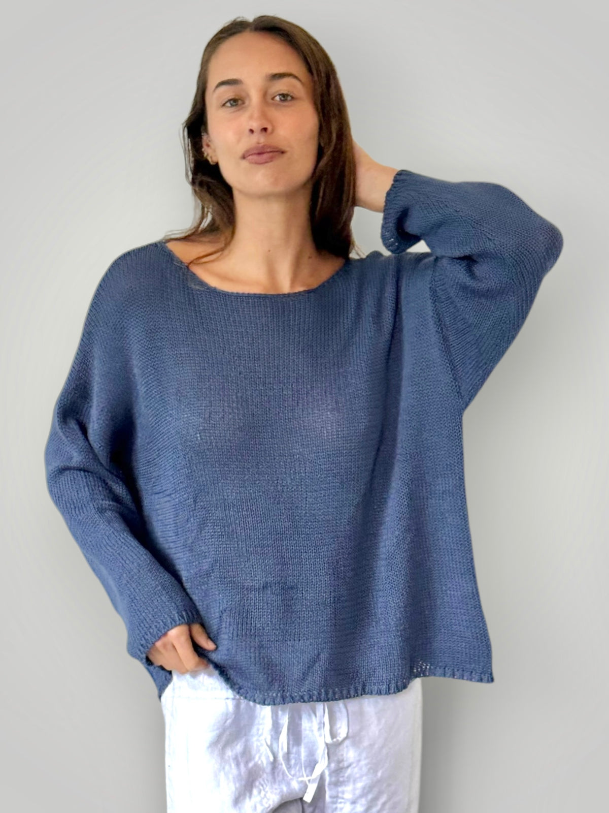 ashton knit - denim cotton General
