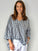 lydia top - ink gingham cotton Apparel