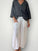 jackie pant-white linen Apparel