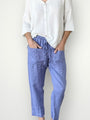 darcy pants - cornflower linen Apparel