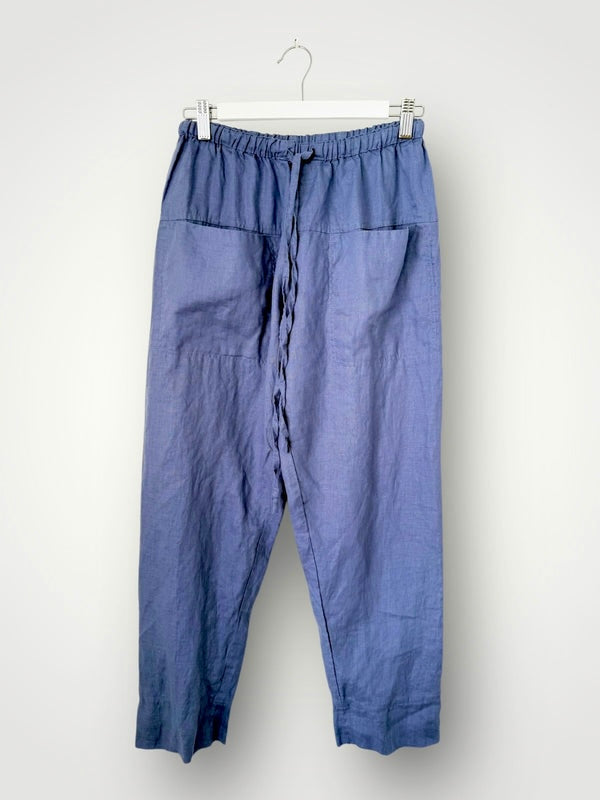 darcy pants - cornflower linen Apparel