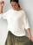 alex knit - summer white cotton Apparel