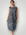 adele dress - navy floral linen Apparel