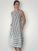 adele dress - charcoal stripe linen Apparel