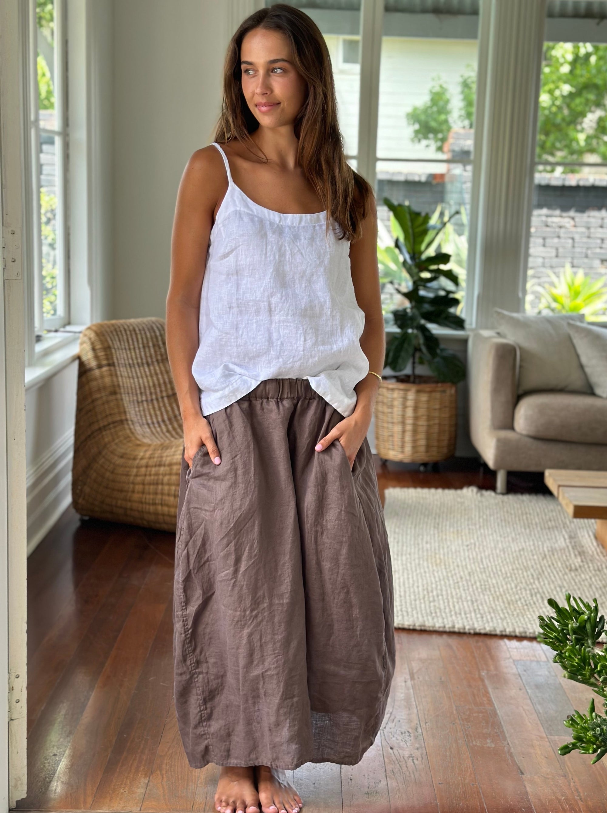 lana skirt - soil linen Apparel  