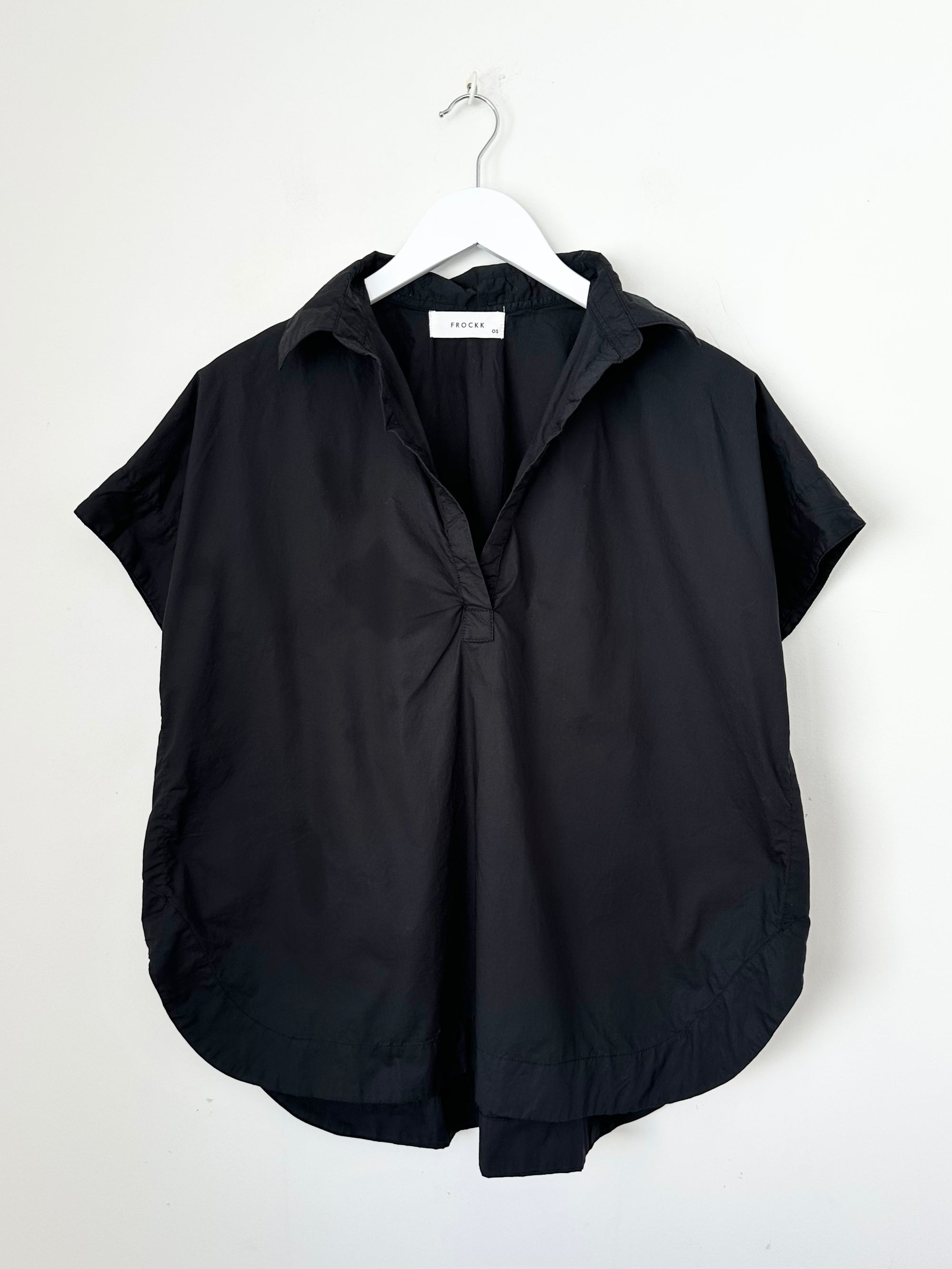 tara top - black cotton General