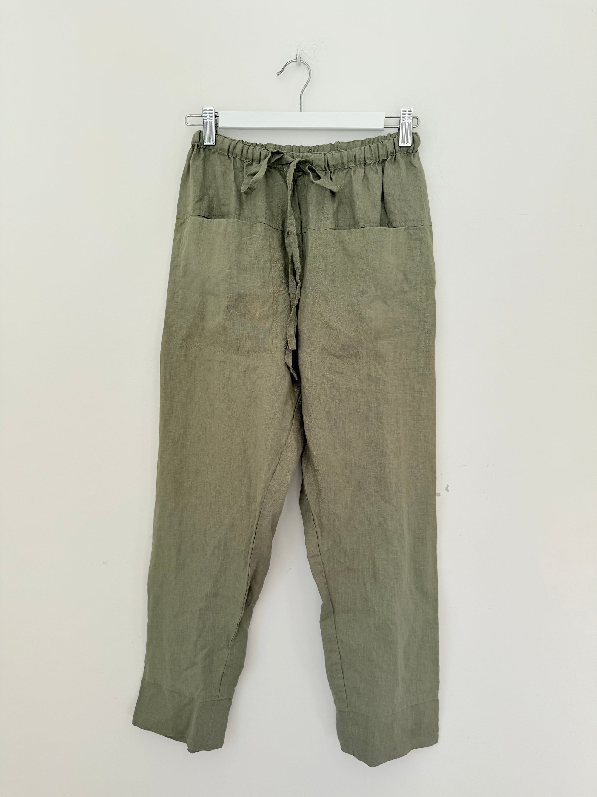 darcy pants - sage linen Apparel