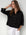 deanna shirt - black linen Apparel