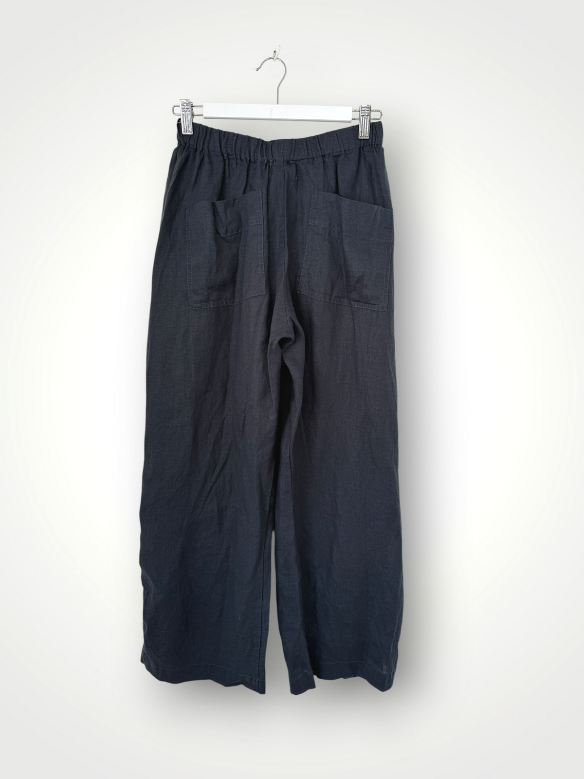 georgia pants- charcoal linen
