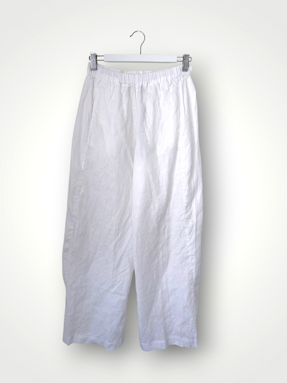 georgia pants- white linen