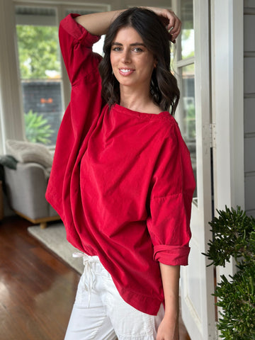 avril top - red cord Apparel