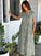 audrey dress - moss floral linen Apparel  
