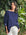 avril top - indigo cord Apparel