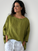 marita top - olive linen Apparel