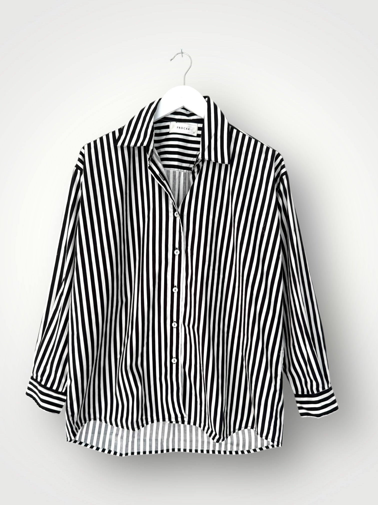 jordan shirt-black stripe cotton