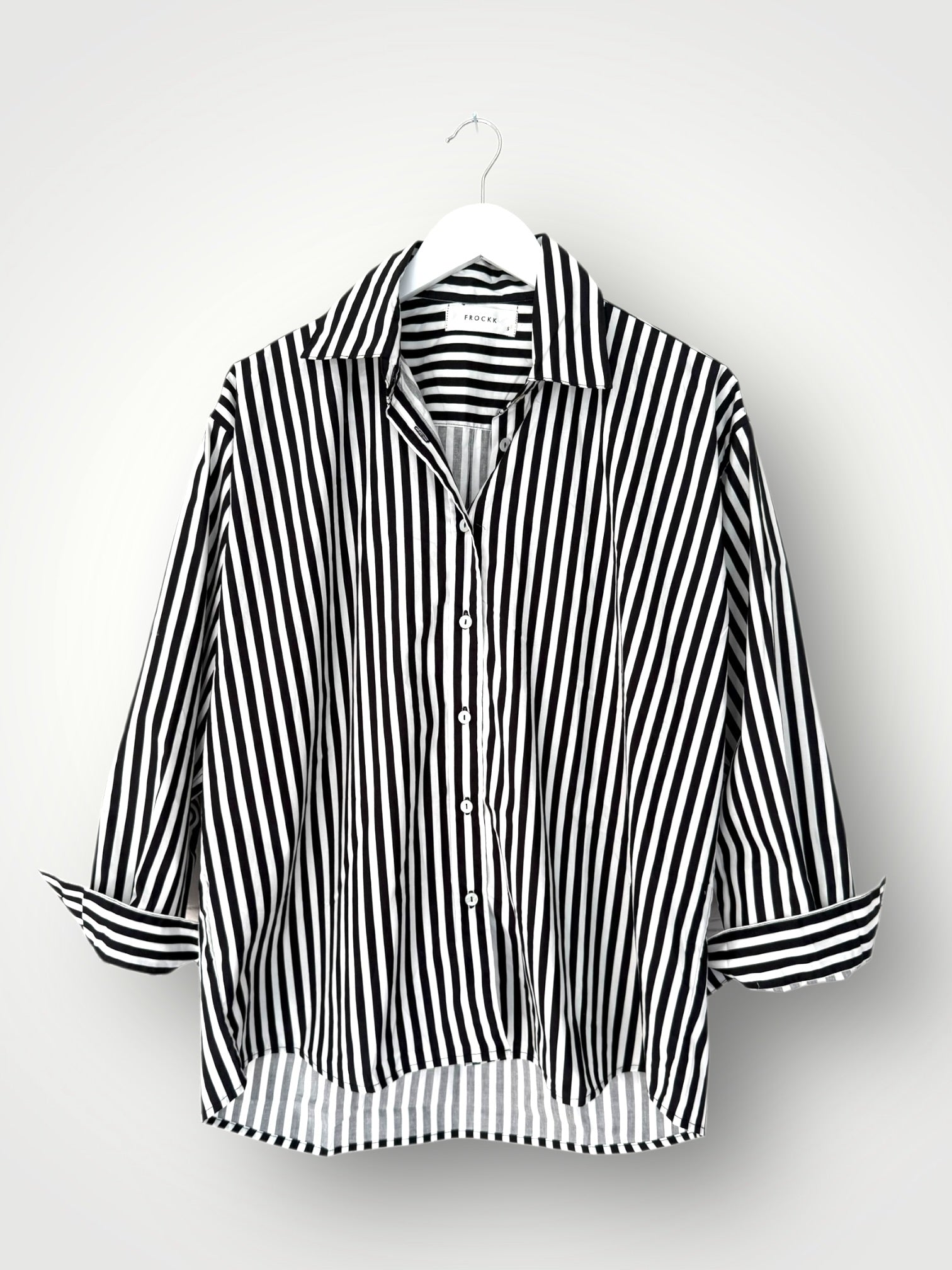 jordan shirt-black stripe cotton