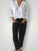 darcy pants - black linen Apparel