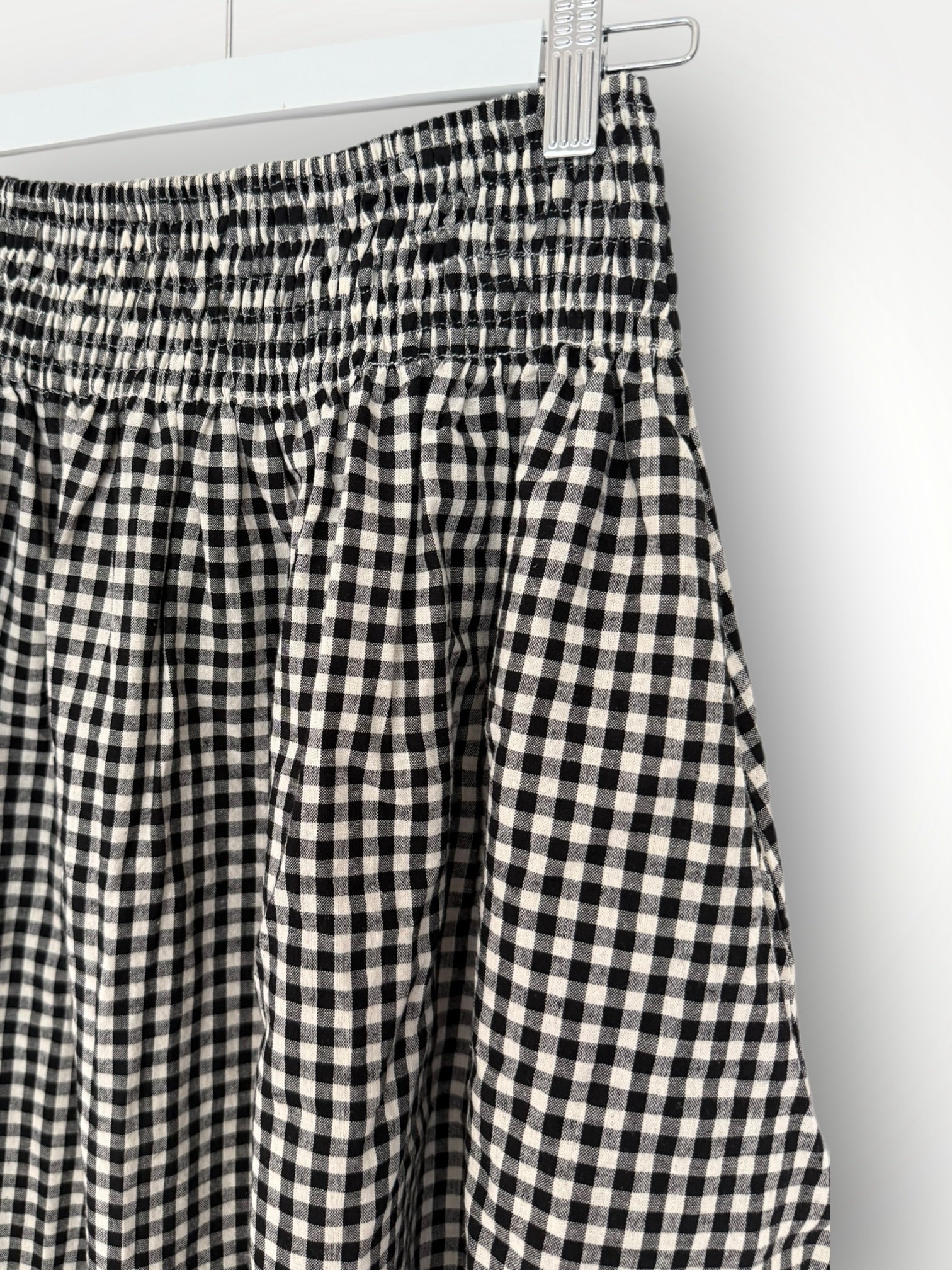 lola skirt -winter black gingham Apparel
