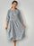 april dress - ink gingham cotton Apparel