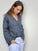paige top - fine navy stripe hemp Apparel